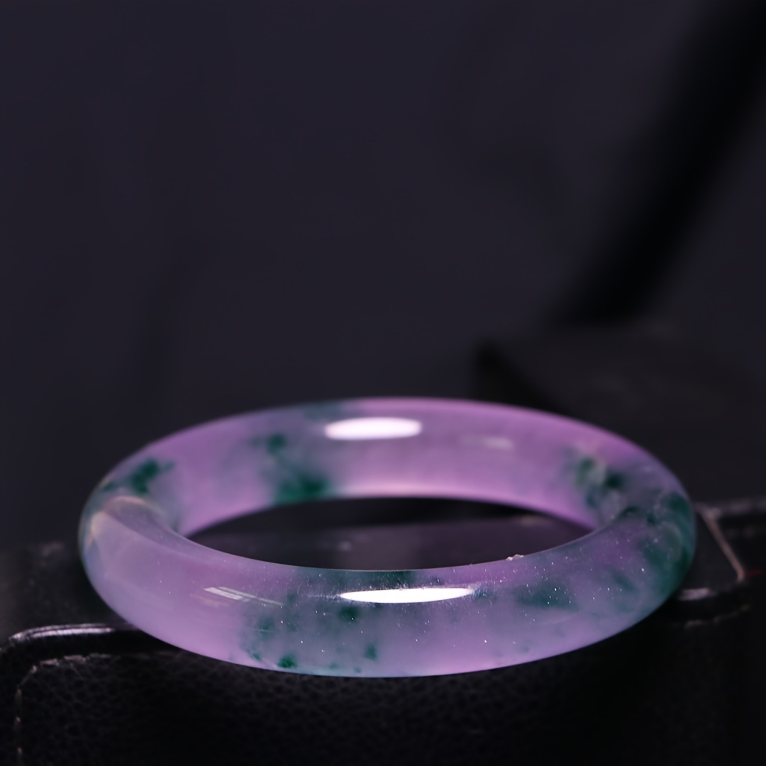 Icy Purple Floating Flower Bracelet, Quartzite Design